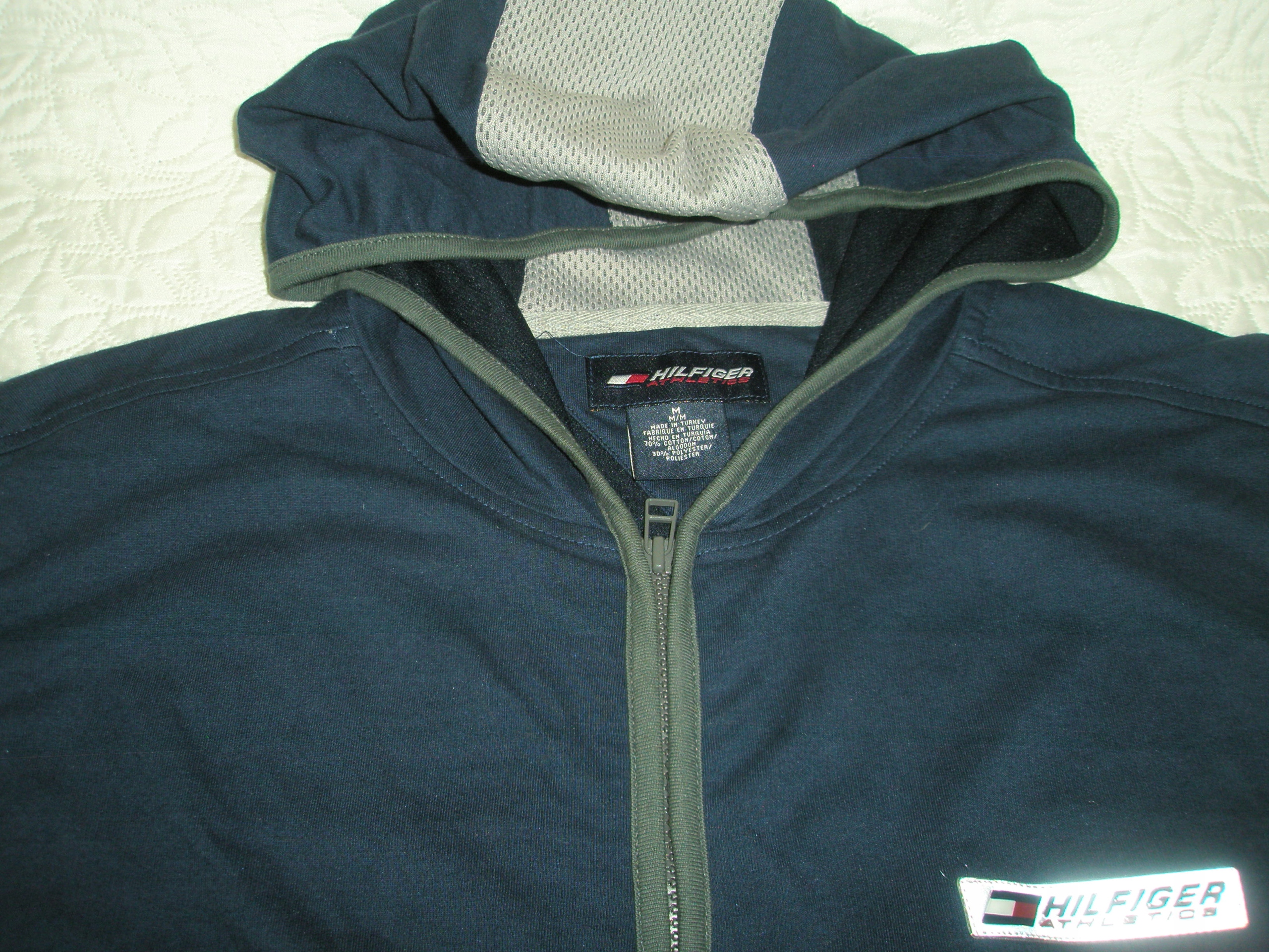 KAMIZELKA Z KAPTUREM - HILFIGER - Rozmiar M Rozmiar M