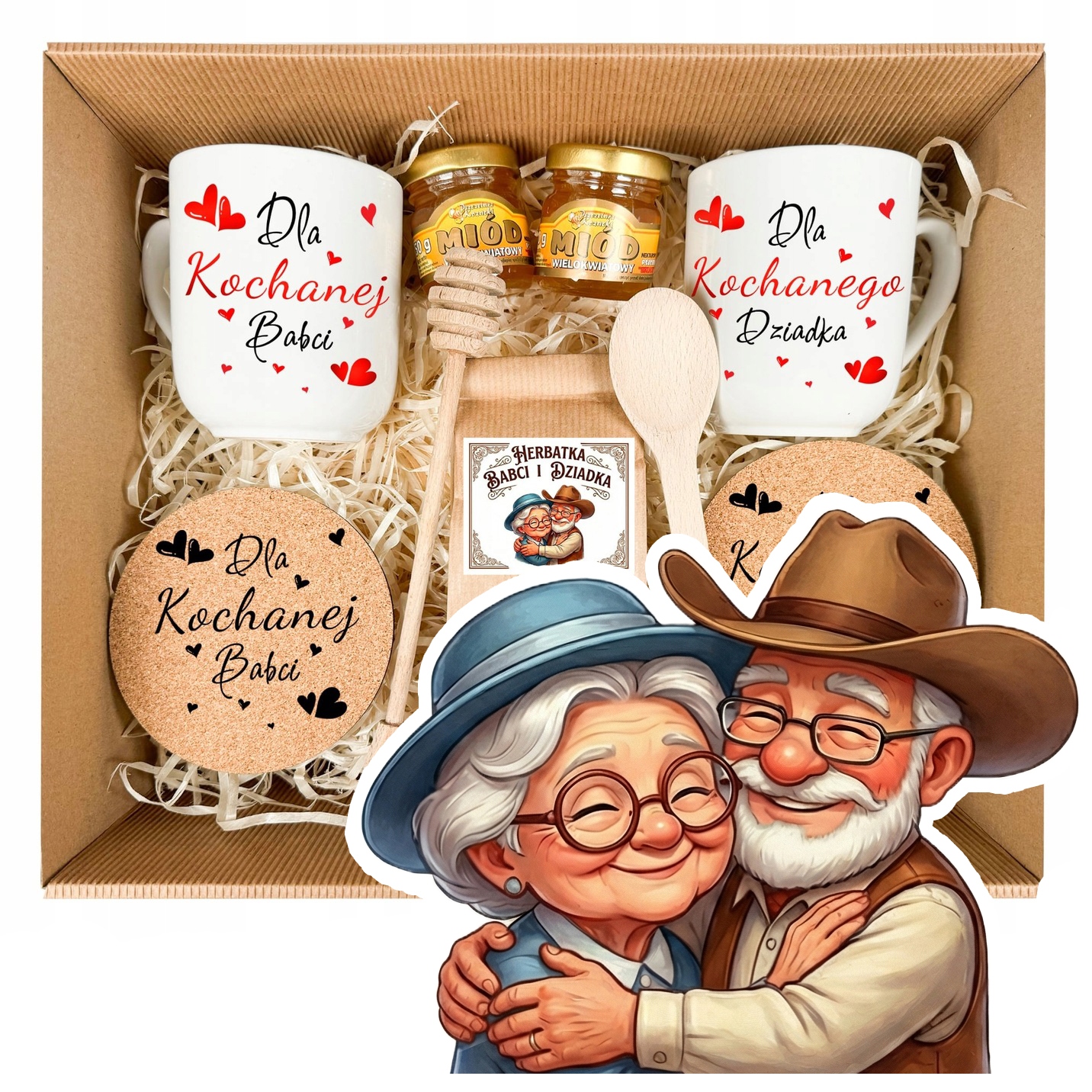 Na Dzień Babci I Dziadka Duży Zestaw Dla Dziadków Gotowy