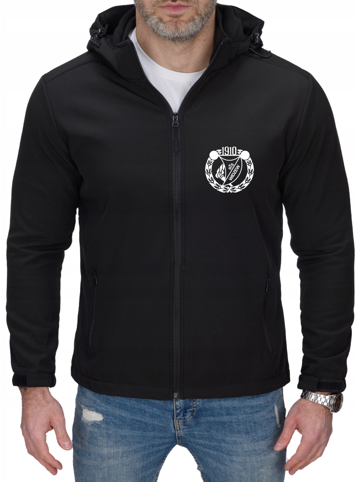 

Kurtka Softshell Widzew Męska Czarna XL
