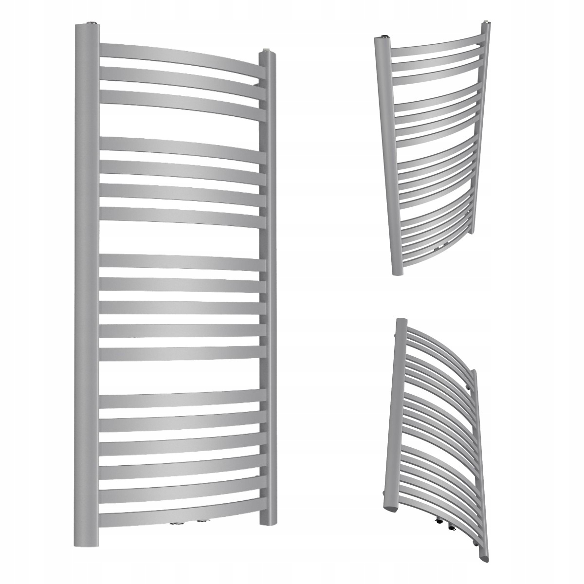 Koupelnový Radiátor Mei-m 750/470 Stříbrný