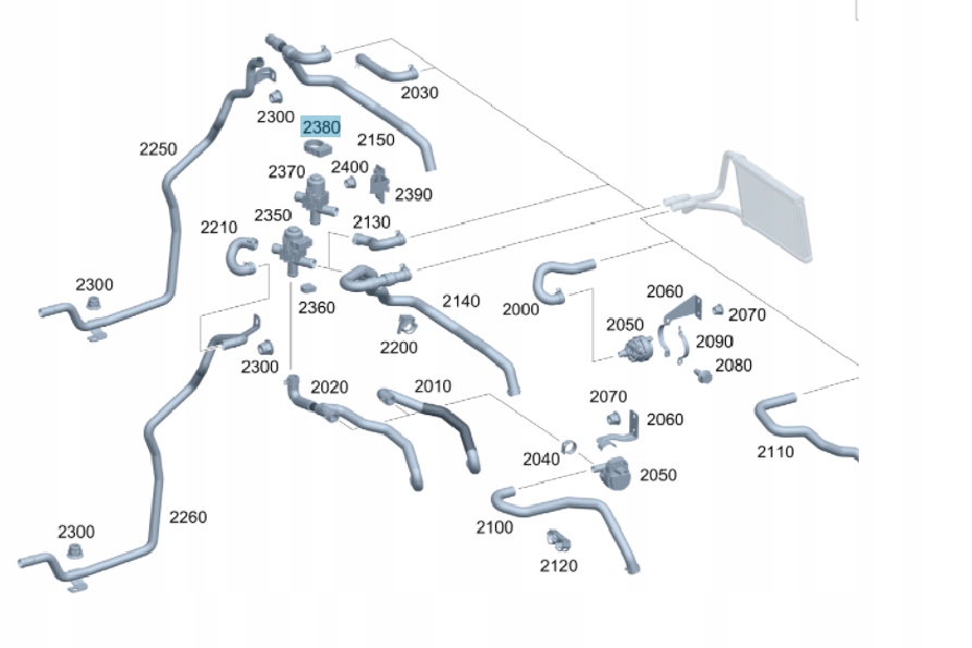 Łożysko elastomerowe Mercedes-Benz