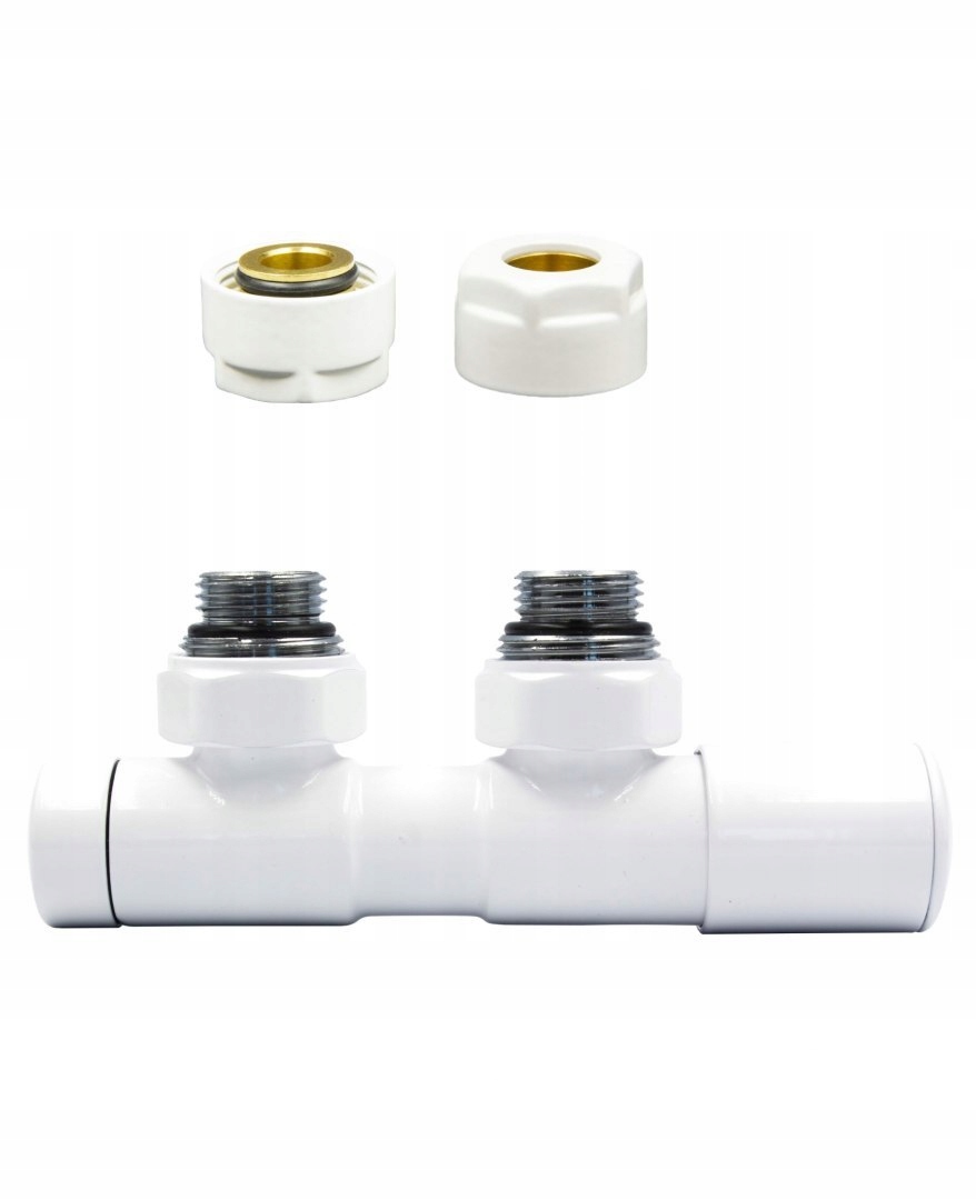 Ventil reg 50 mm Twins bílý pravý Cu