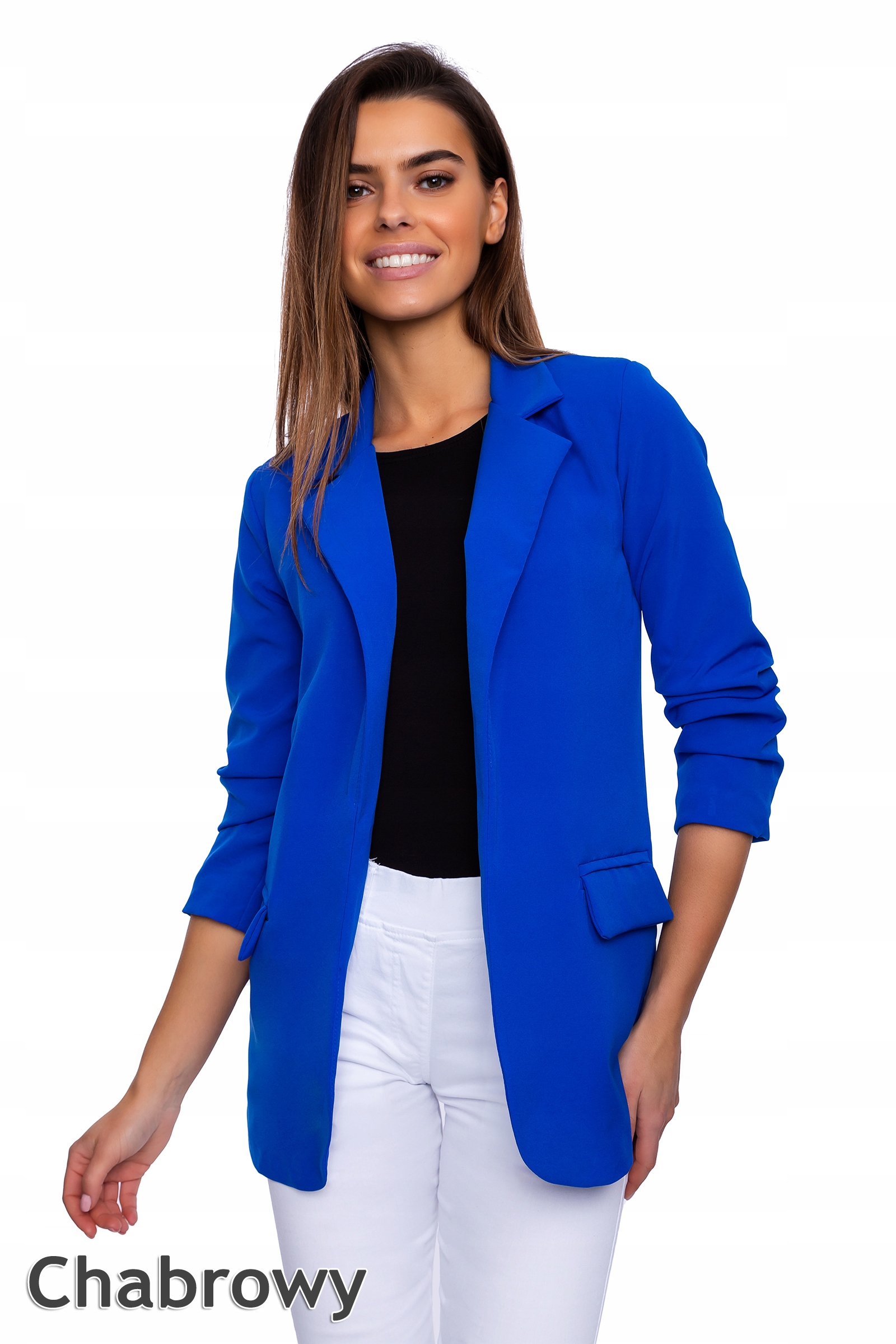 302_ XXL/44 _MARYNARKA NARZUTKA ŻAKIET Linia plus size (duże rozmiary)