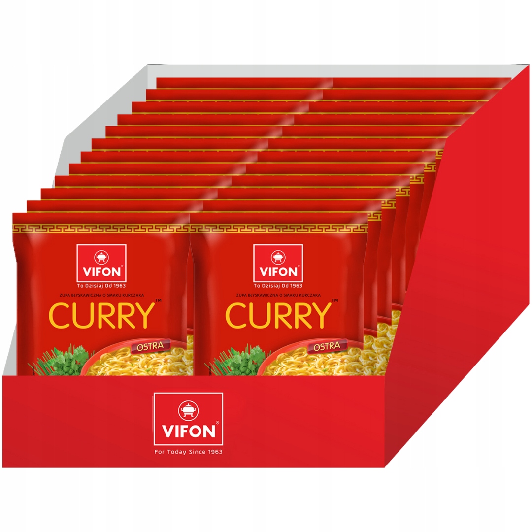 Levně Vifon Instantní polévka s příchutí kuřecího kari 70 g x 24 kusů