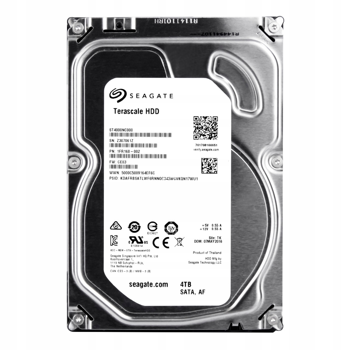

Seagate 4TB 5.9K 64MB Sata III 3.5'' ST4000NC000