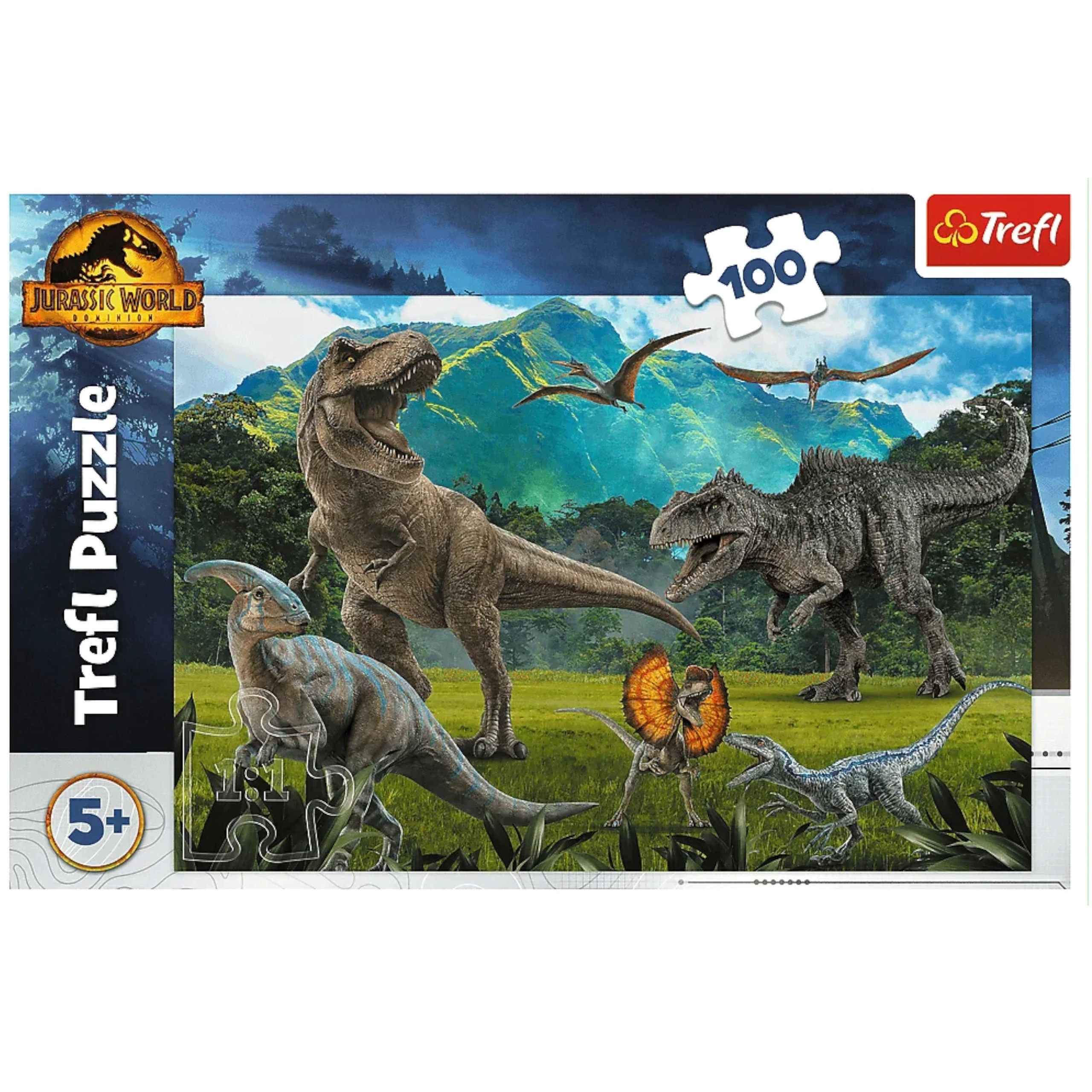 Puzzle Trefl dinozaury 100 el. Park jurajski 16441 Kod producenta 16441