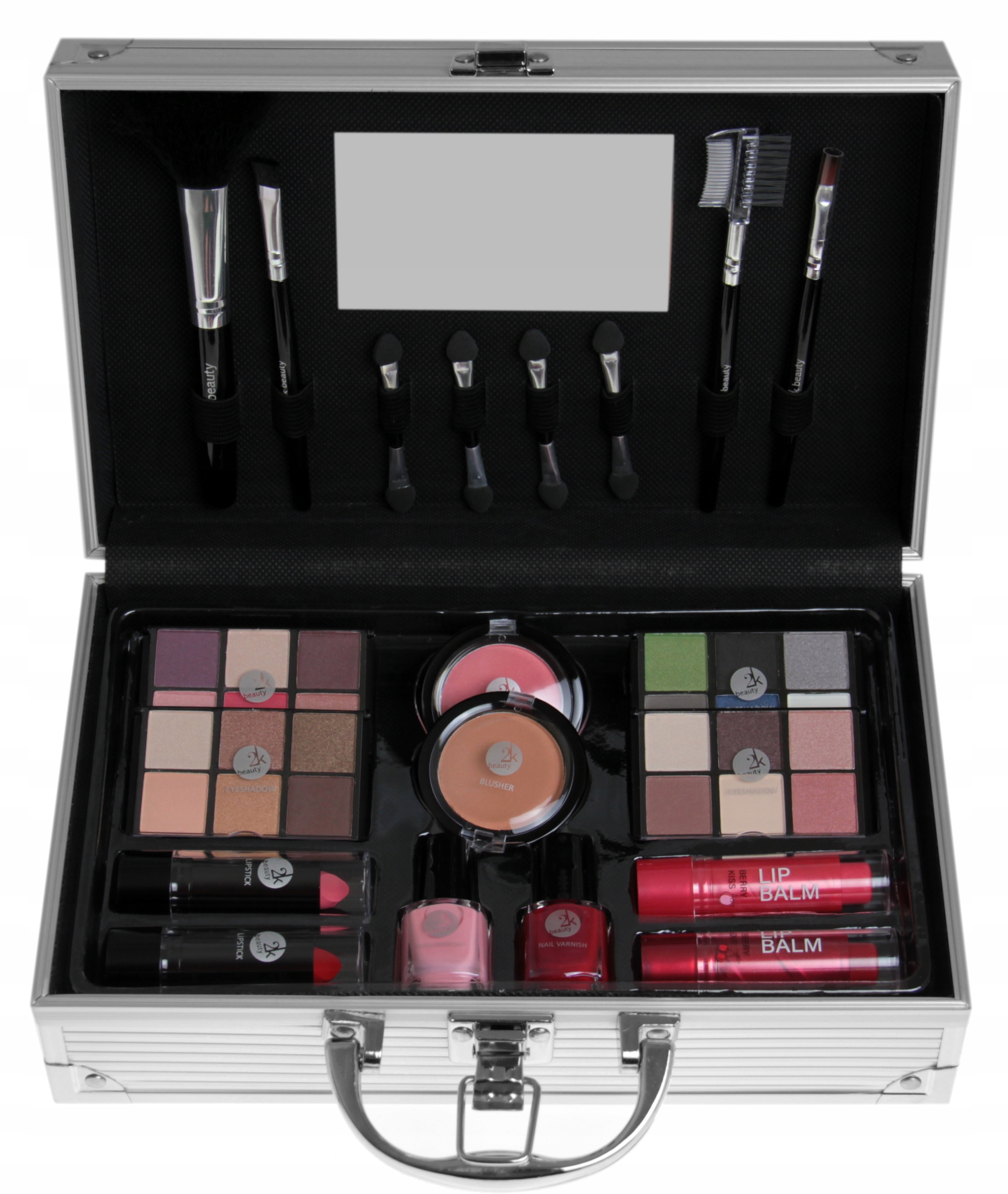 KUFEREK WALIZKA NA KOSMETYKI MAKIJAŻ CIENIE ZESTAW Kod producenta 105074