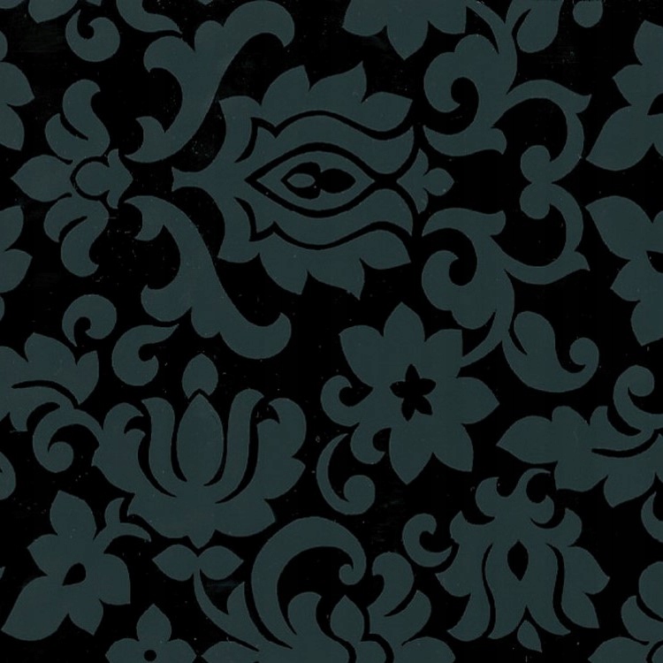 OKLEINA MEBLOWA SAMOPRZYLEPNA 45x50 ORNAMENT CZERŃ