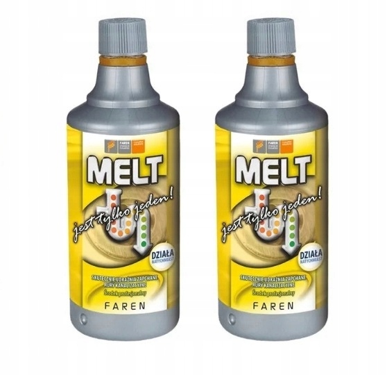 Levně 2x Melt Prostředek K Zprůchodnění Potrubí Silný Přípravek 750ML