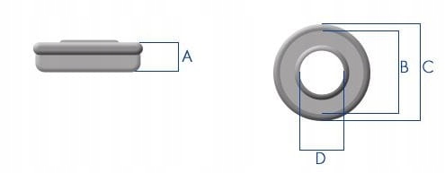 Łożysko koła kosiarki NAC 12,7 x 28,6 Marka inna