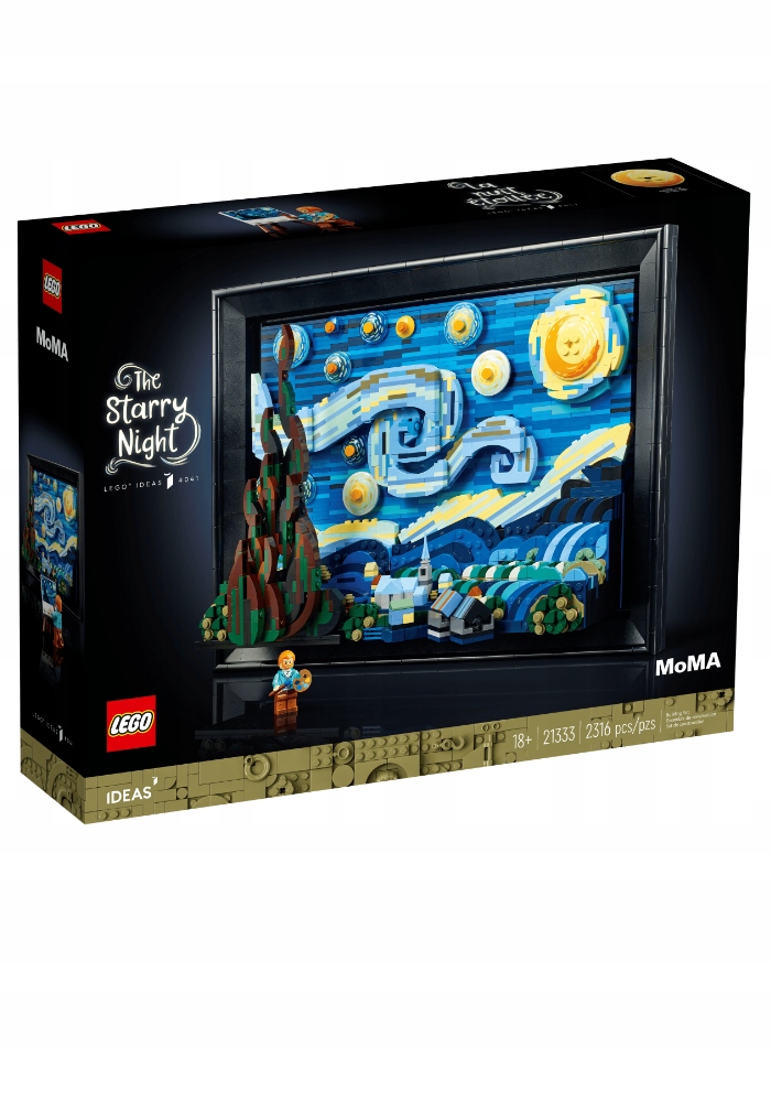Lego Nápady „Hvězdná noc“ Vincenta van Gogha