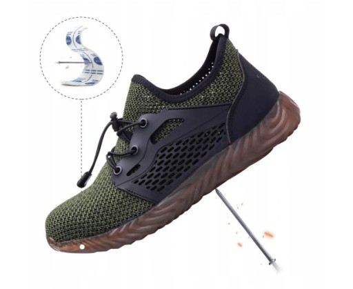 BUTY ROBOCZE PÓŁBUTY LEKKIE ODDYCHAJĄCE Rozmiar 41