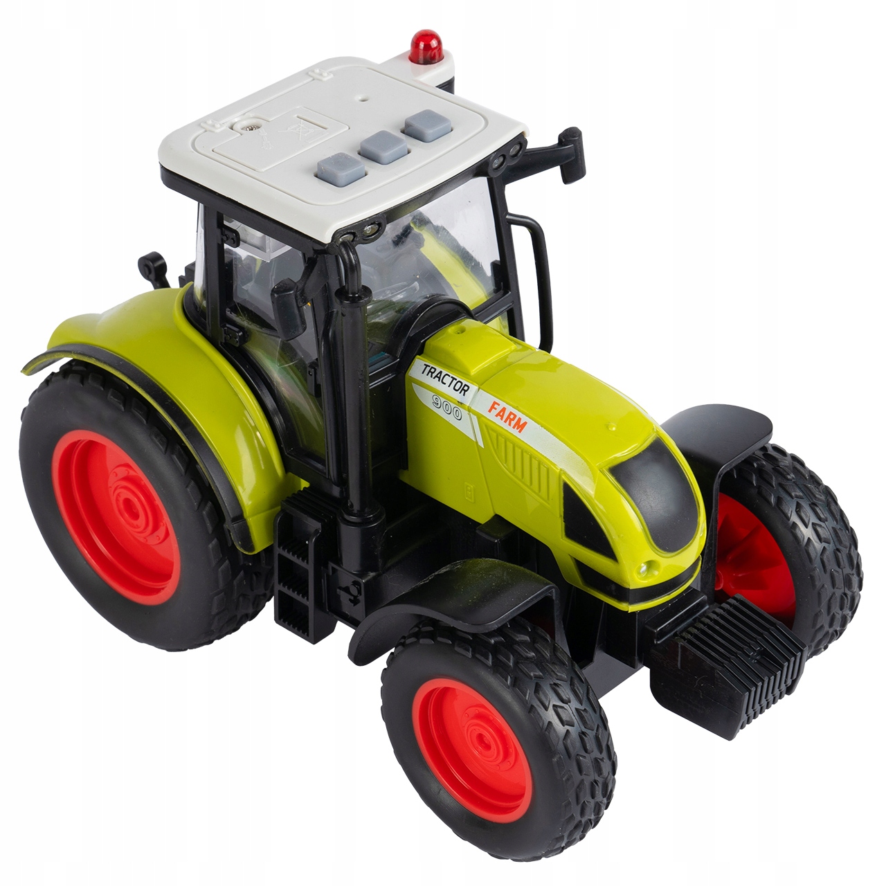 TRAKTOR ROLNICZY FARMERA Z PRZYCZEPĄ INTERAKTYWNY JEŹDZI ŚWIATŁO DŹWIĘK Wysokość produktu 12.5 cm