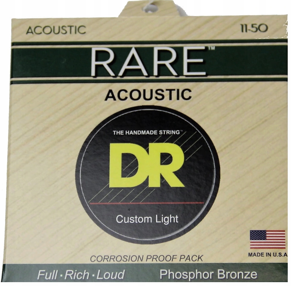 Struny do Gitary Akustycznej 11-50 Dr Strings Rare