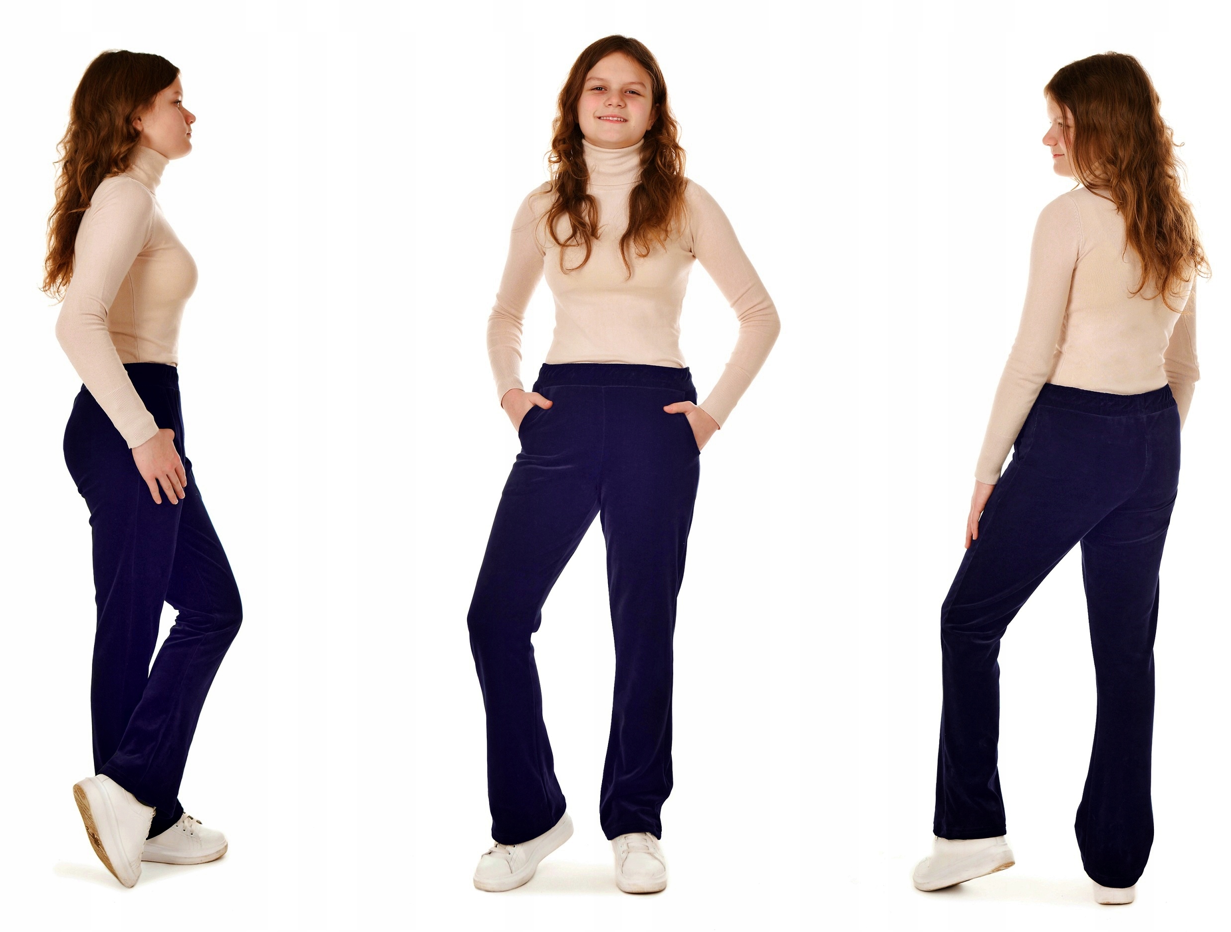 DZWONY WELUROWE Spodnie dresowe SUPER JAKOŚĆ r.170 Wiek dziecka 13 lat +