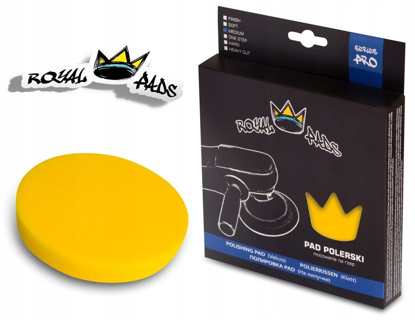 

Royal Pads Pro Medium Pad Gąbka Polerska 150mm