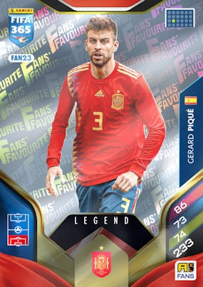 2026 Panini Adrenalyn XL Fifa 365 FAN23 Gerard Piqué