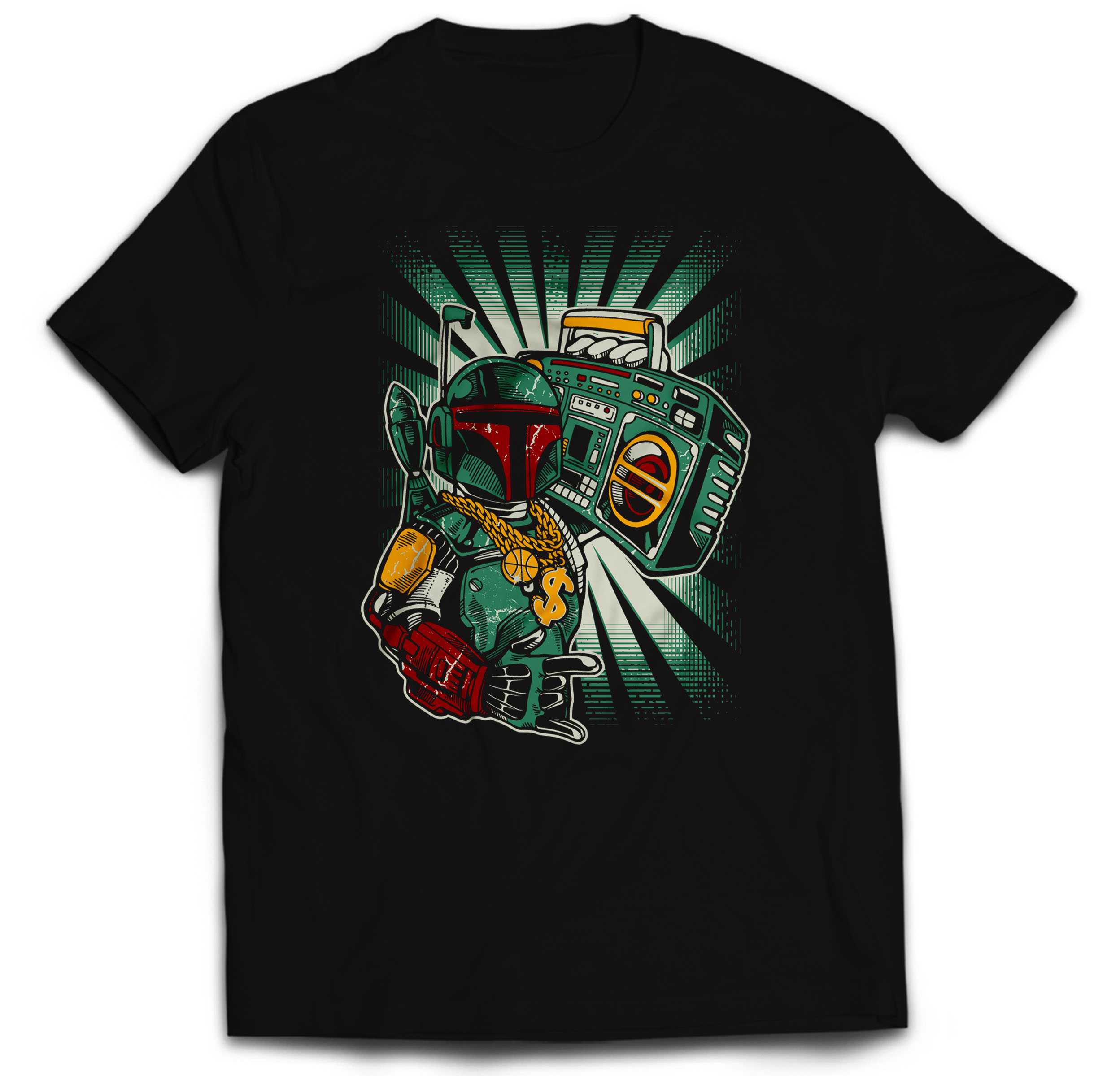 

Parodia Boba Fett Jango Boombox Łowca Nagród M