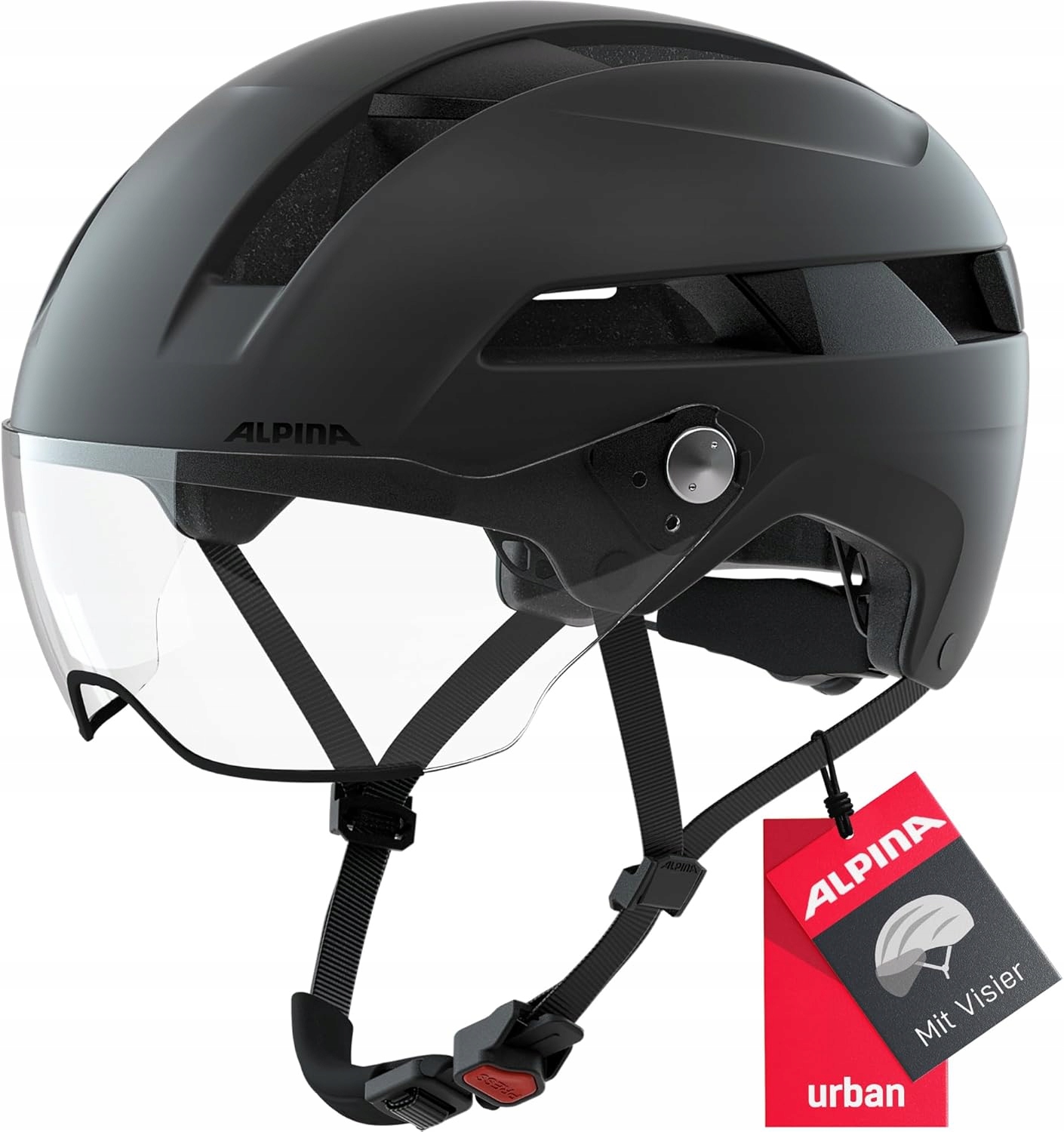 Kask rowerowy Alpina Soho czarny mat 55-59 cm