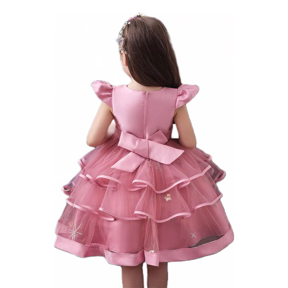 SUKIENKA ELEGANCKA WIZYTOWA KWIATY FALBANY 146 Marka Inna marka