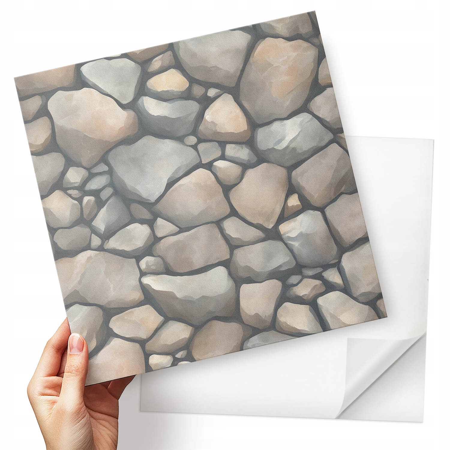 Dekorativní vinylové dlaždice na zeď Vzor skalních struktur 9x30x30 cm