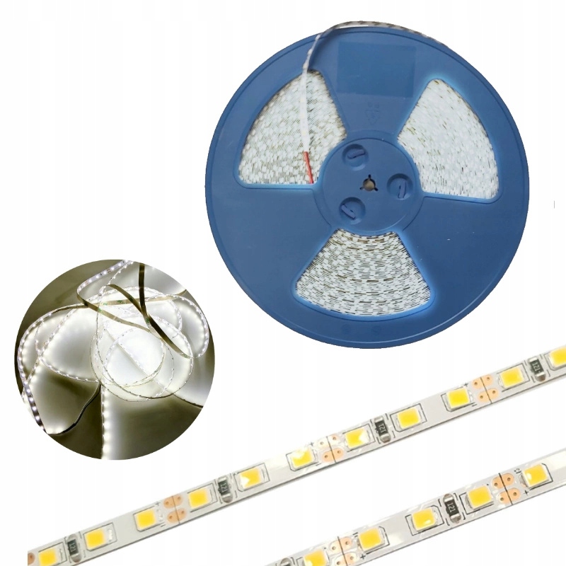 Led pásik Remienok 14,4W/m Biely Neutrálny 4000K 12V IP20 rolka 50m