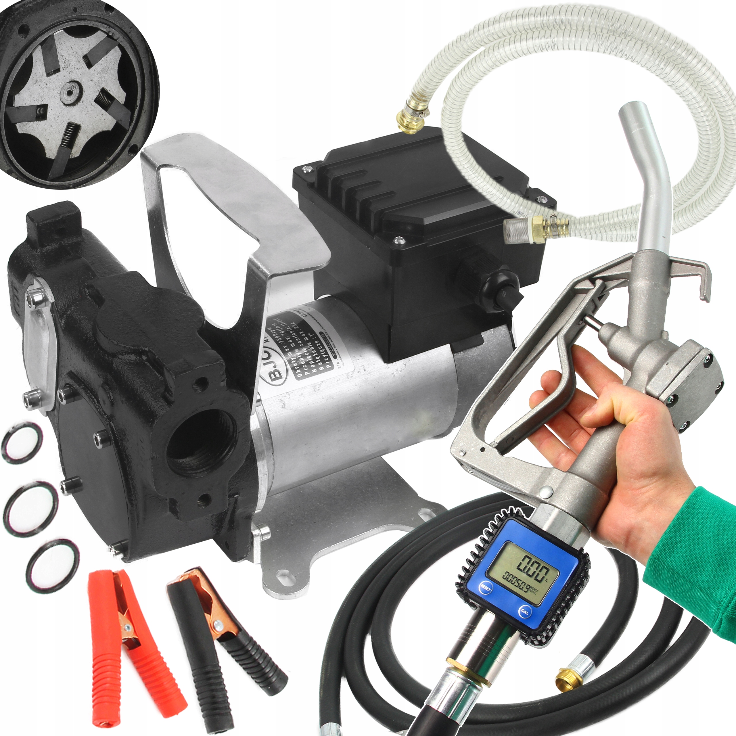 

Pompa Do Oleju Napędowego Wąż Pistolet 12V 24V 70