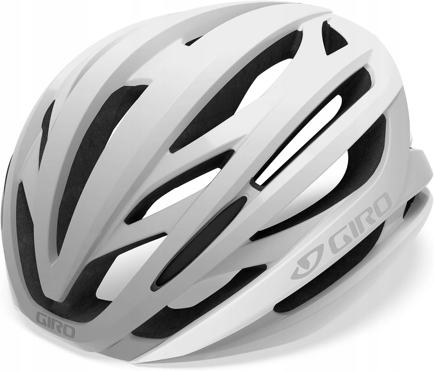 Cyklistická přilba Giro Syntax Mat White Silver L 59-63 cm