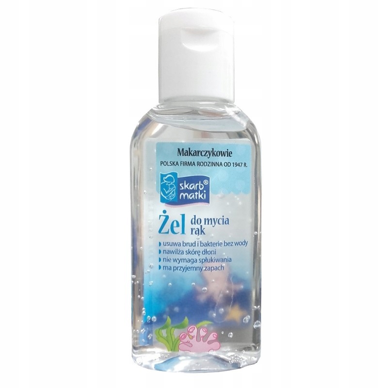 

Skarb Matki Żel do mycia rąk bez wody 58 ml