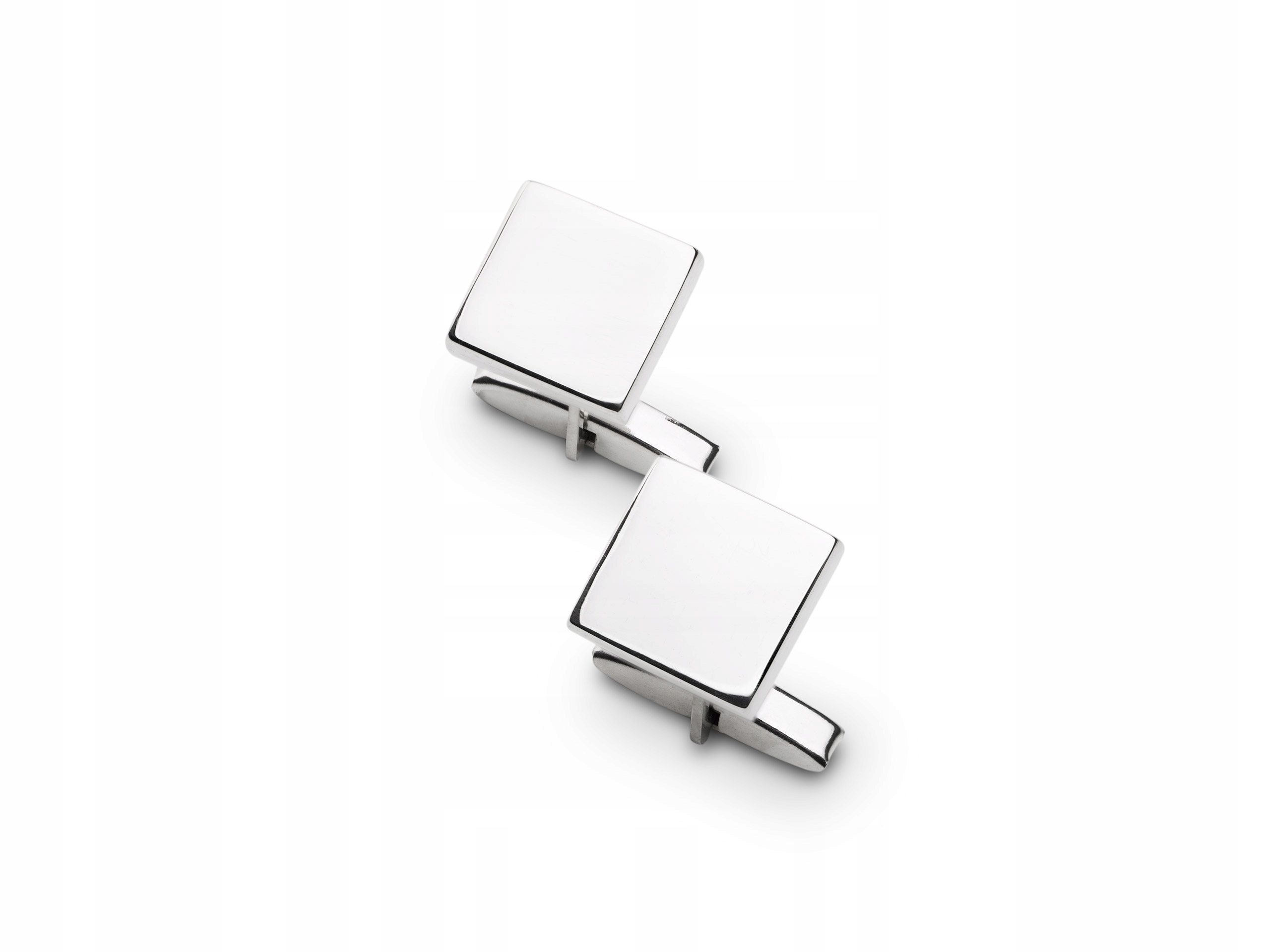 

Srebrne spinki do maniektów - kwadraty