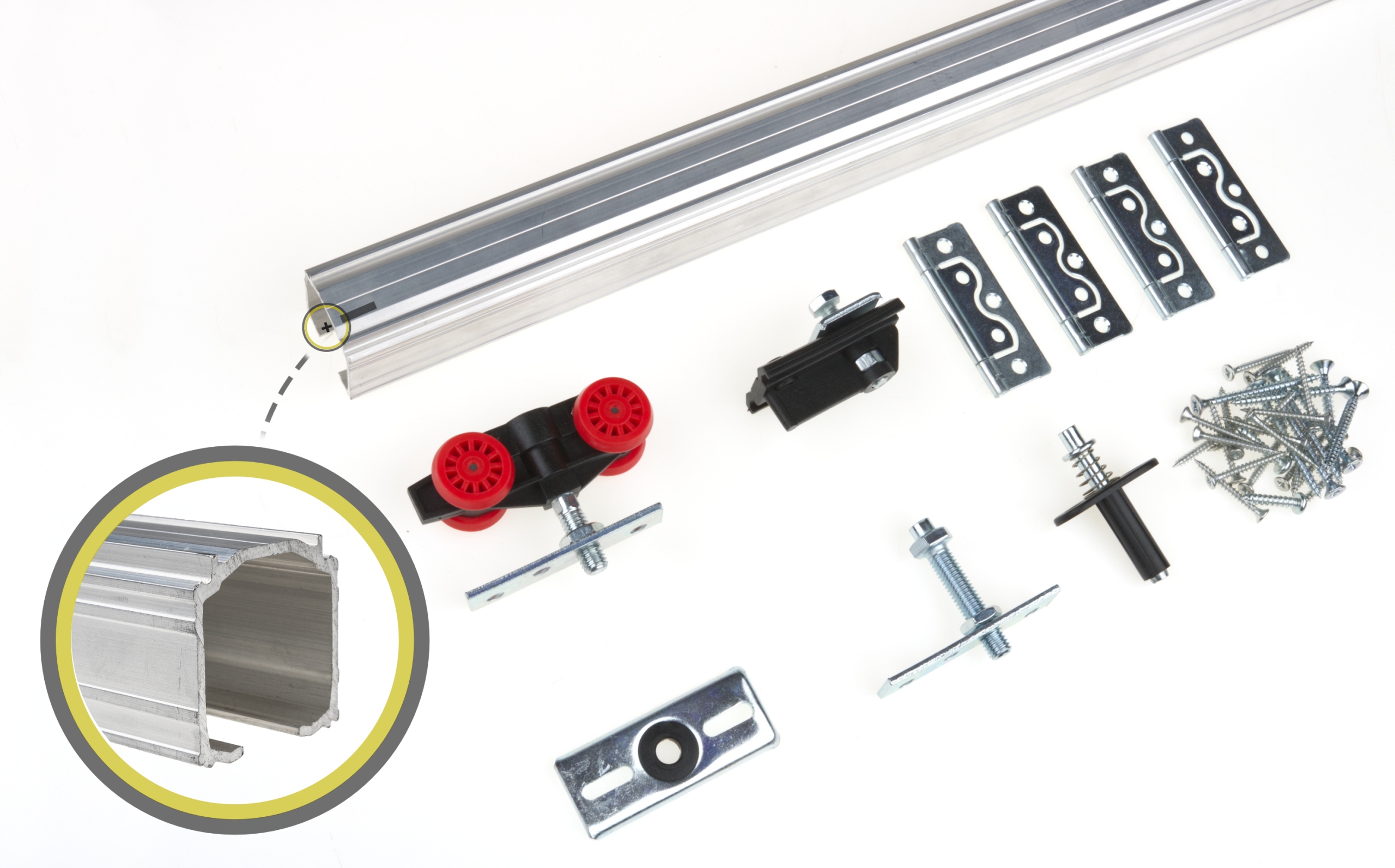 System do drzwi składanych 2x40kg 70cm HEAVY FOLD