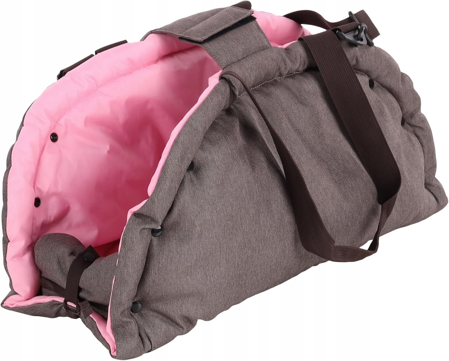 Přepravní taška 2v1 deka pro malého psa Xenos Taupe komfort polyester