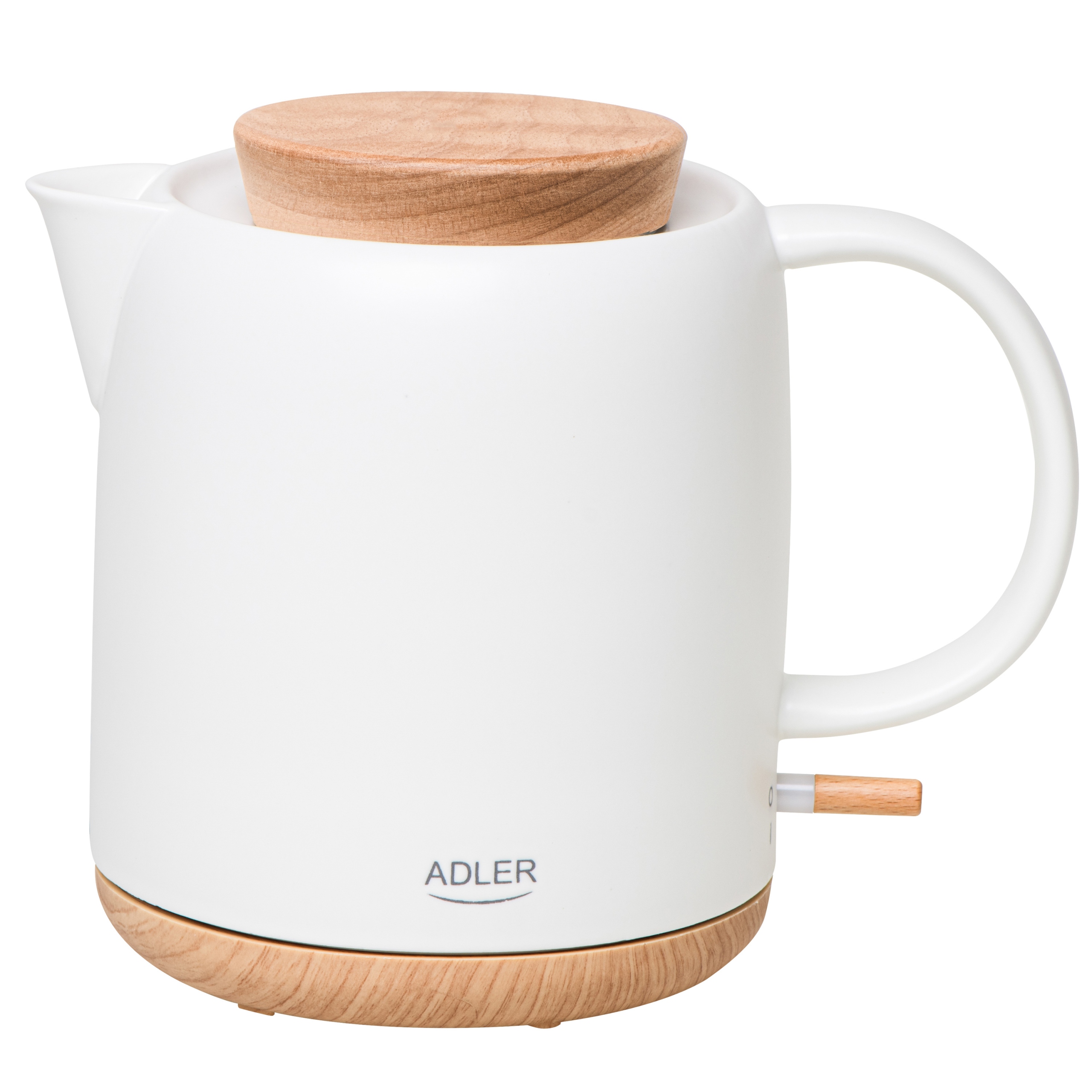 Adler Rýchlovarná kanvica Ad 1304 Elektrická 1200 W 1 L Keramická 360°