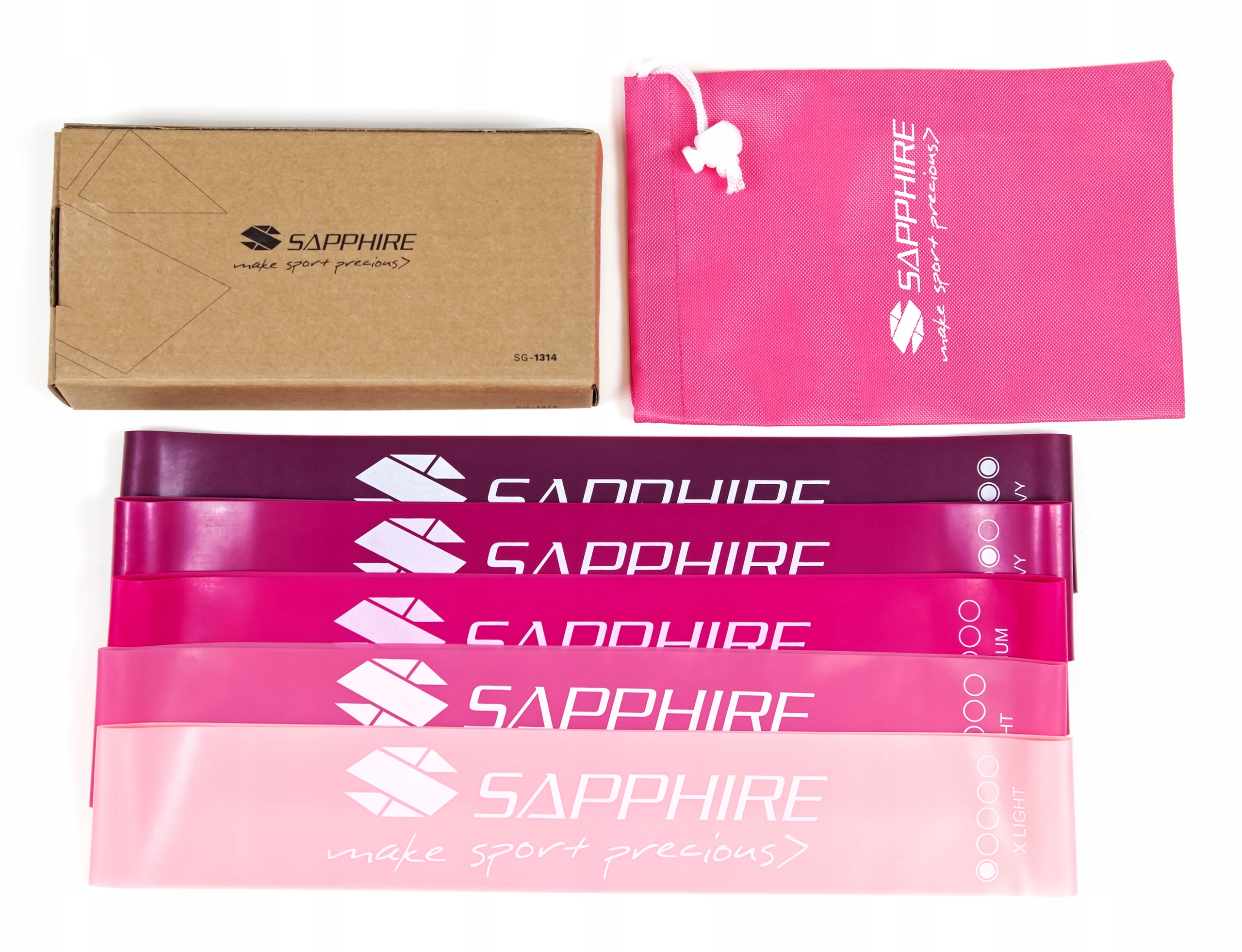 ZESTAW 5 GUM oporowych TAŚMY DO ĆWICZEŃ rehabilitacji MINI BAND treningowe EAN (GTIN) 5903228925726