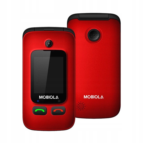 TELEFON DLA SENIORA Z KLAPKĄ KOMÓRKOWY STACJONARNY DLA OSOBY STARSZEJ SOS Marka telefonu Mobiola