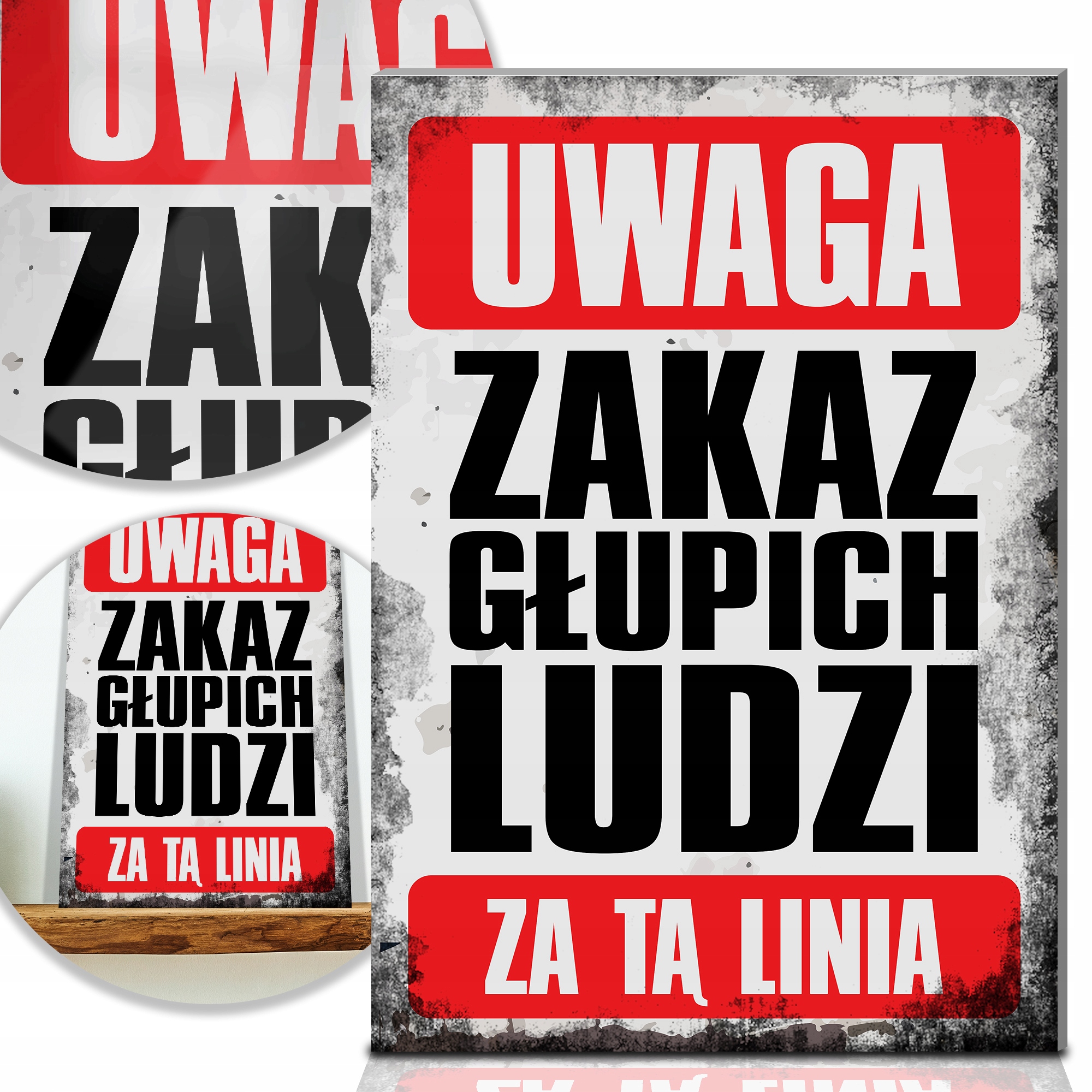 

Tabliczka do Pokoju Zakaz Głupich Ludzi MiX