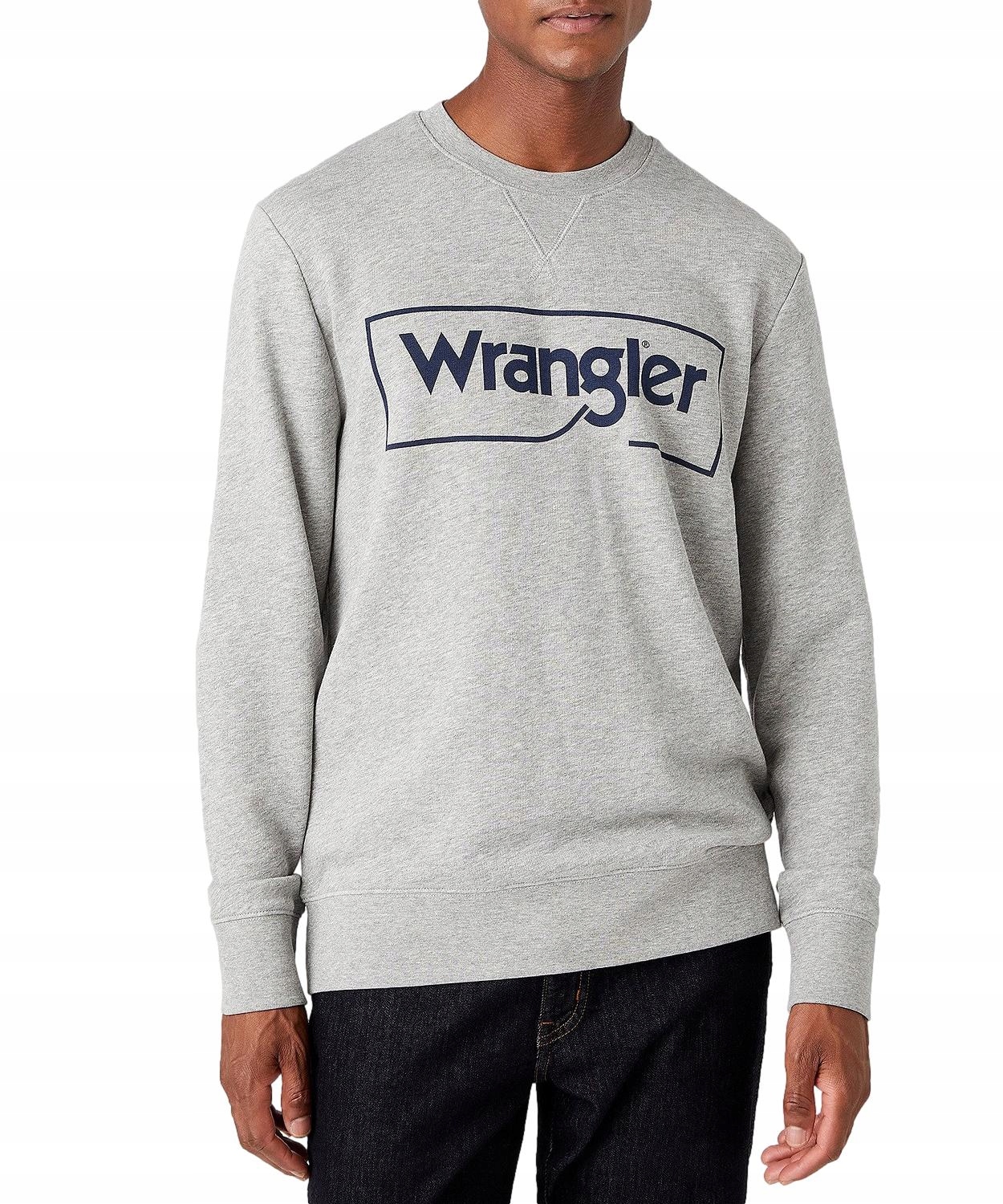 

Bluza Wrangler Frame Logo W6H1HAX37 Mid Grey L