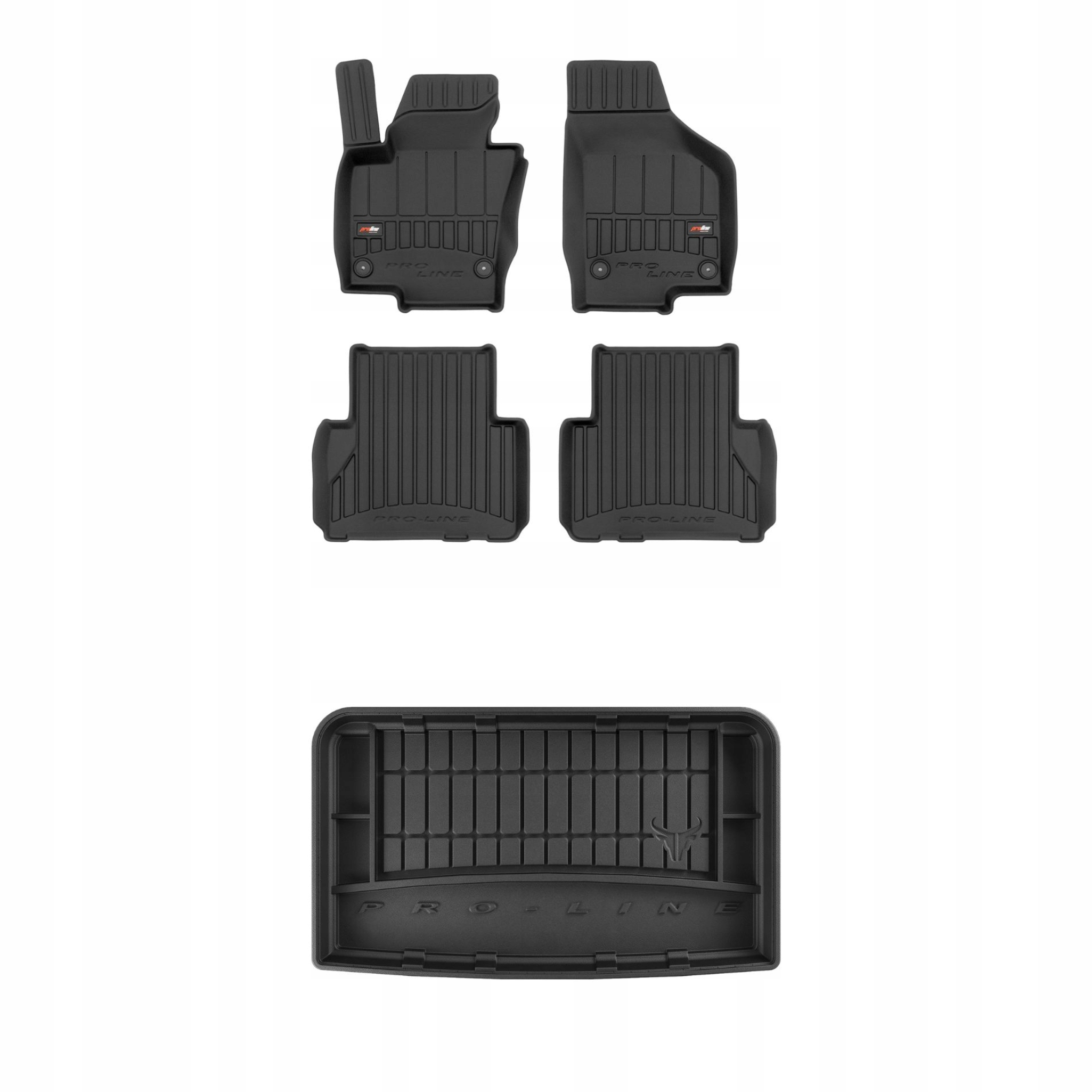 Sada gumových kobercov a rohoží pre Seat Alhambra II 2010-2020