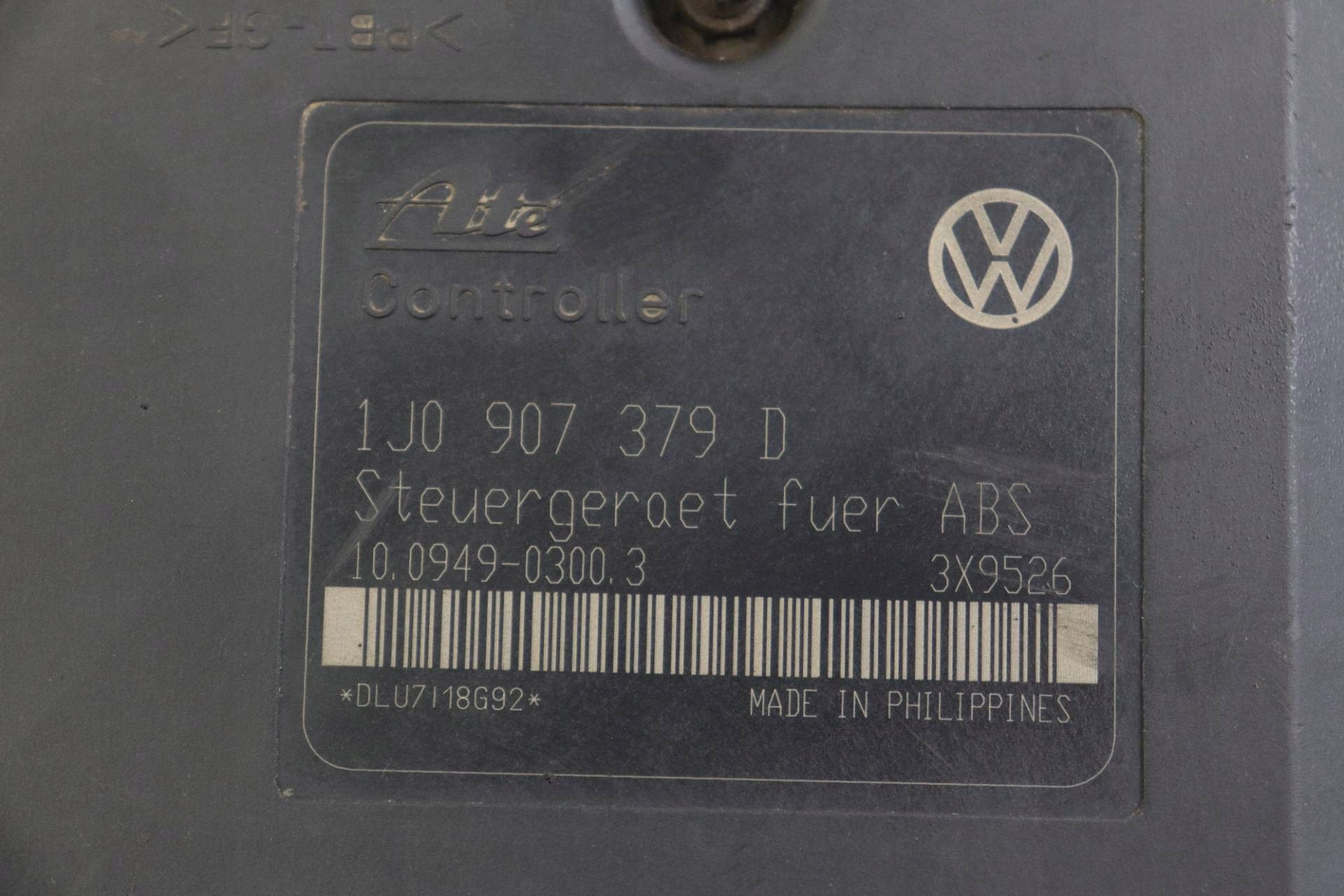VW GOLF IV AUDI A3 8L pump control unit ABS 1J0614117B 1J0907379D