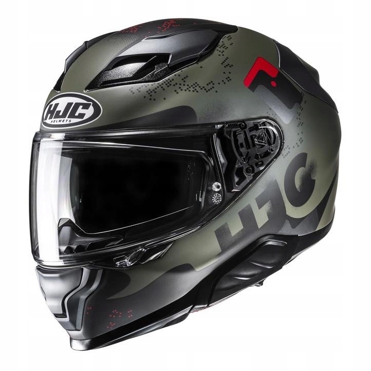 Motocyklová prilba Hjc F71 Faco Green/black zelená čierna Darčeky