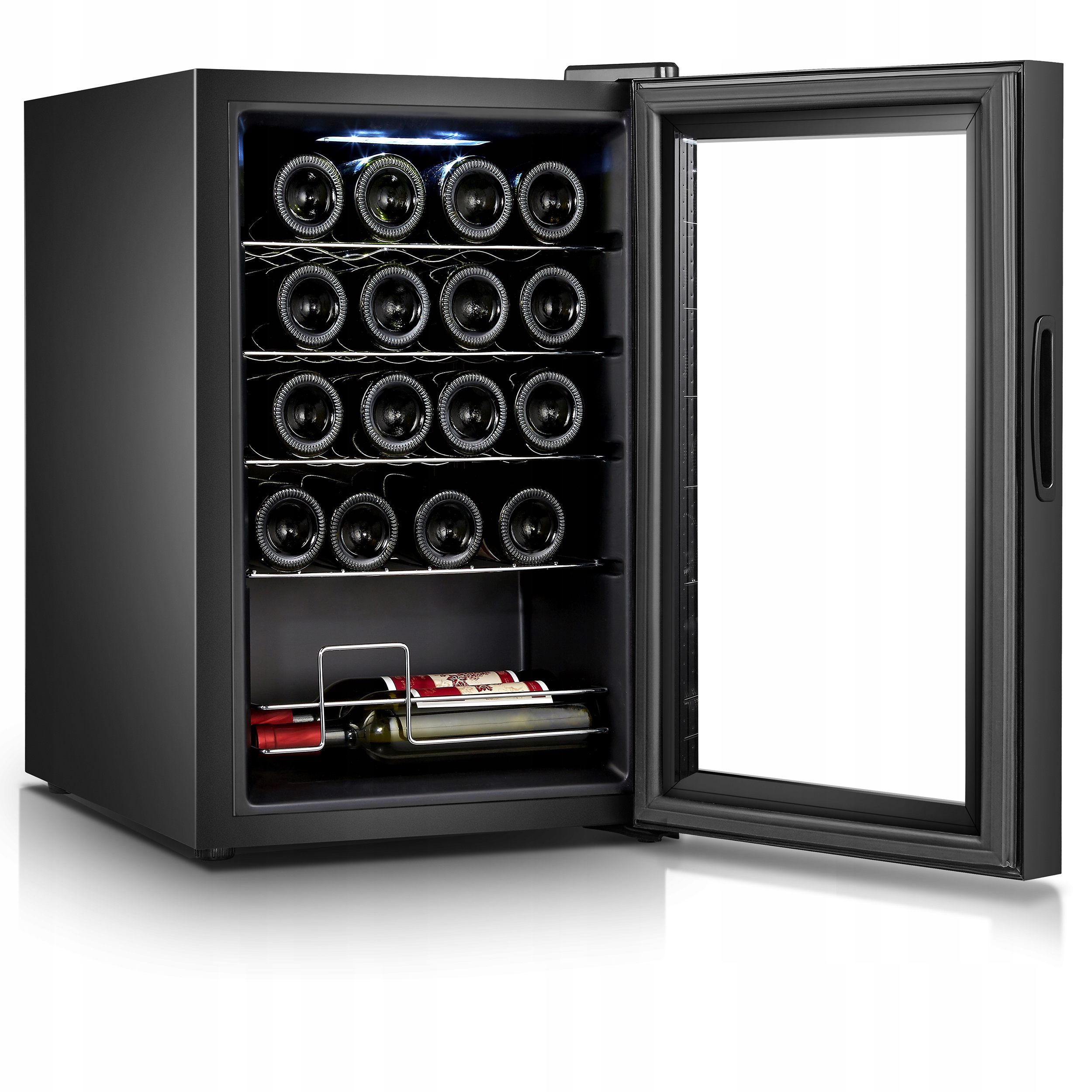 CHŁODZIARKA WITRYNA CHŁODNICZA LODÓWKA DO NAPOJÓW WINA PIWA WINIARKA 50L Marka inna