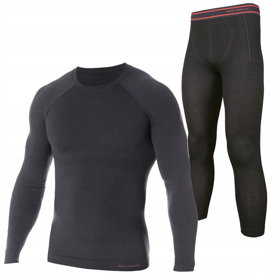 BIELIZNA TERMOAKTYWNA MĘSKA WEŁNA BRUBECK WOOL 2XL