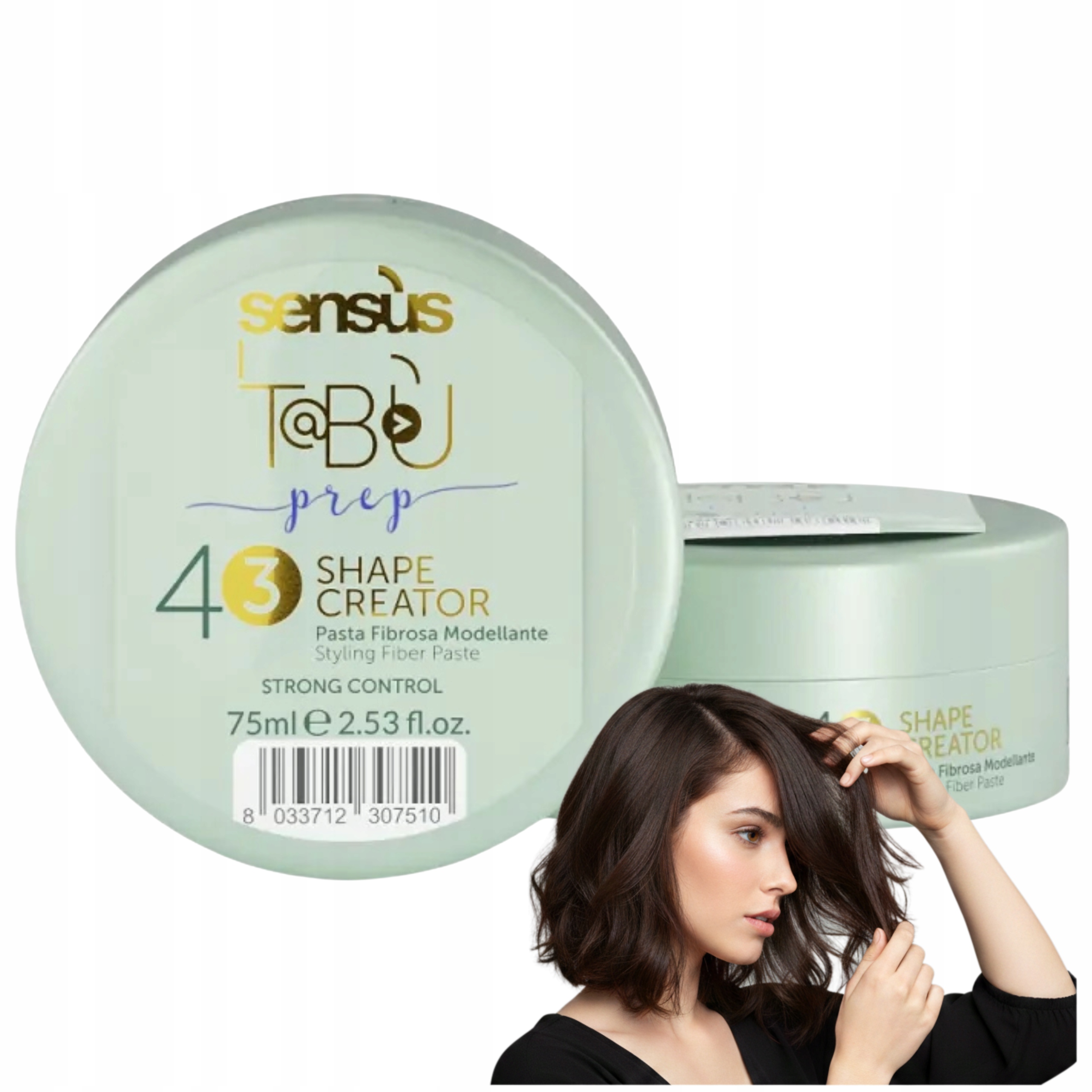 Pasta do włosów Utrwalająca elastyczna Sensus Tabu Prep Shape Creator 75ml