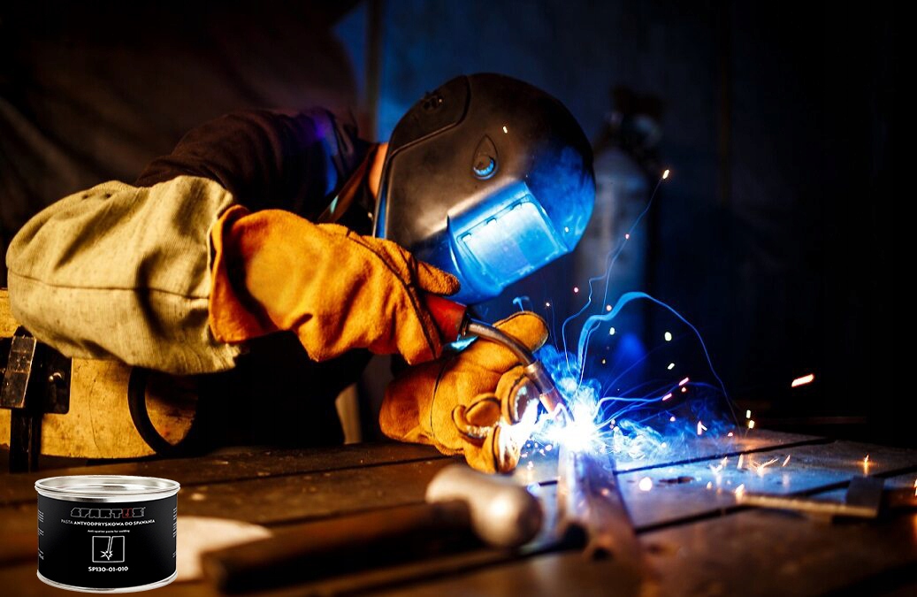 PASTA SPAWALNICZA ANTYODPRYSKOWA SPARTUS 340ml DO DYSZ GAZOWYCH ŁUSEK Kod producenta SP130-01-010