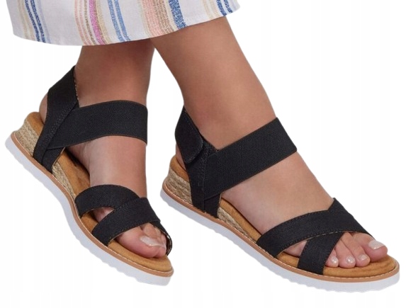 Skechers Dámské Černé Sandály Na Léto 36,5 Žia