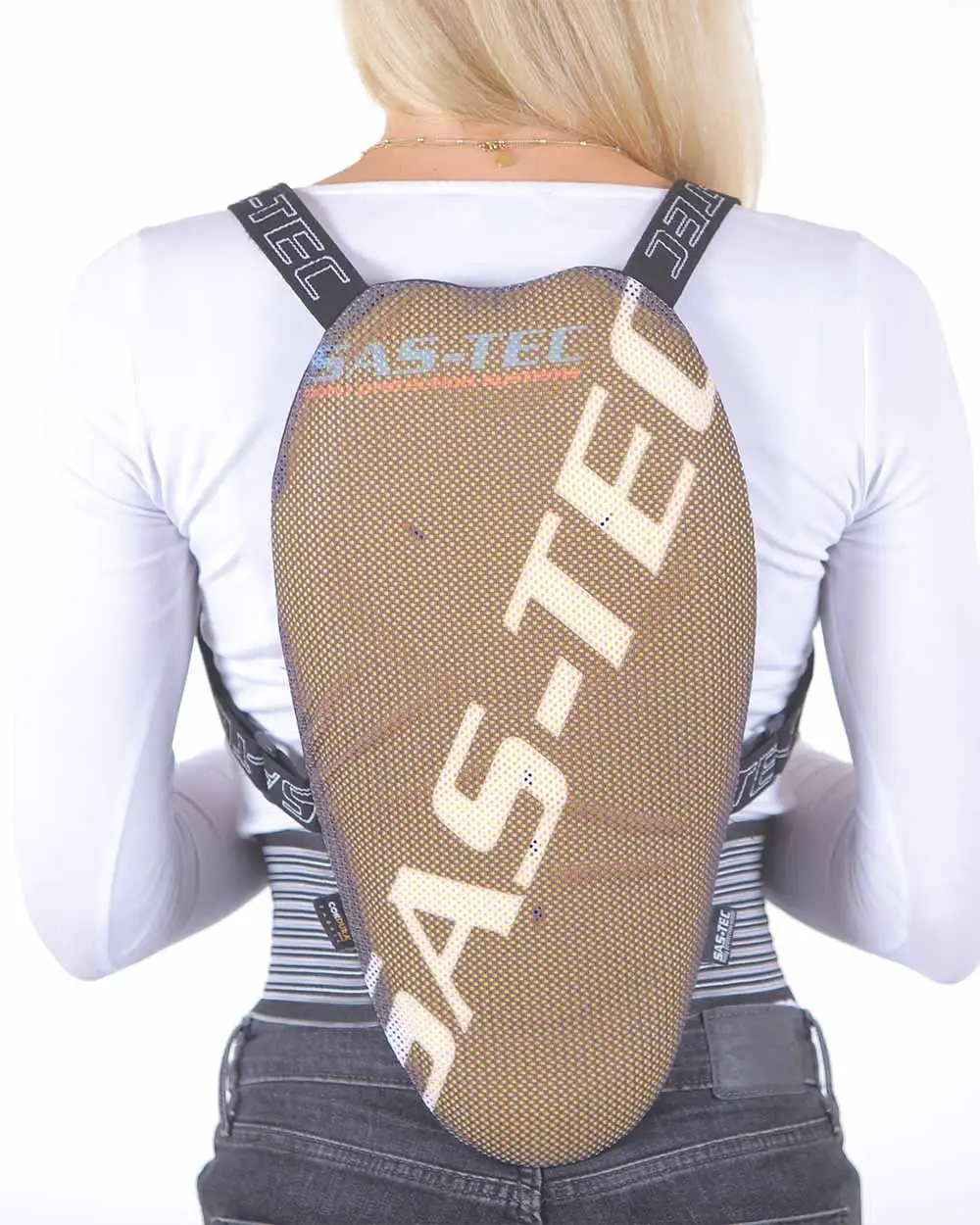 Chránič zad snowboardové lyže chránič trupu lehký tenký Sas-tec M/L