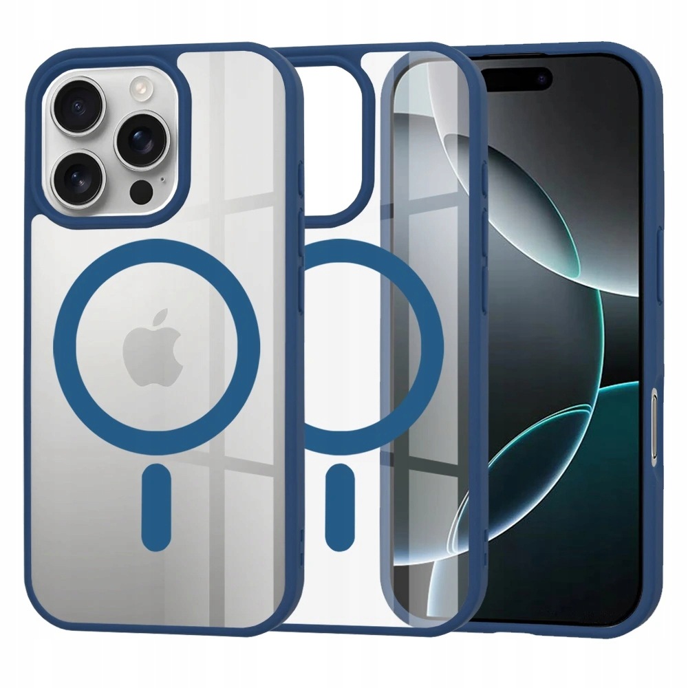 Techsuit MagSafe Pro etui na iPhone 16 Pro – niebieskie