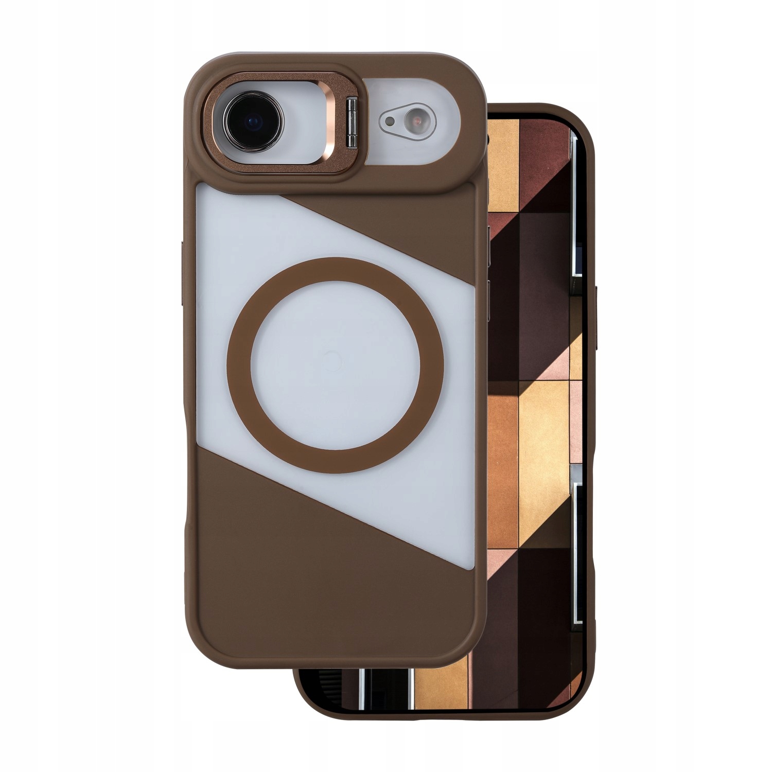 Nakładka Fusion Mag do iPhone 17 Air 6,6'' brązowa Tfo