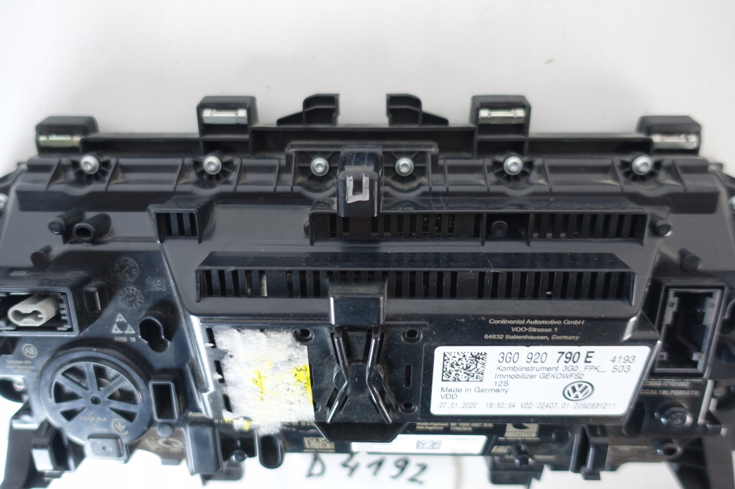 dials VIRTUAL dials LCD VW PASSAT B8 3G0920790E