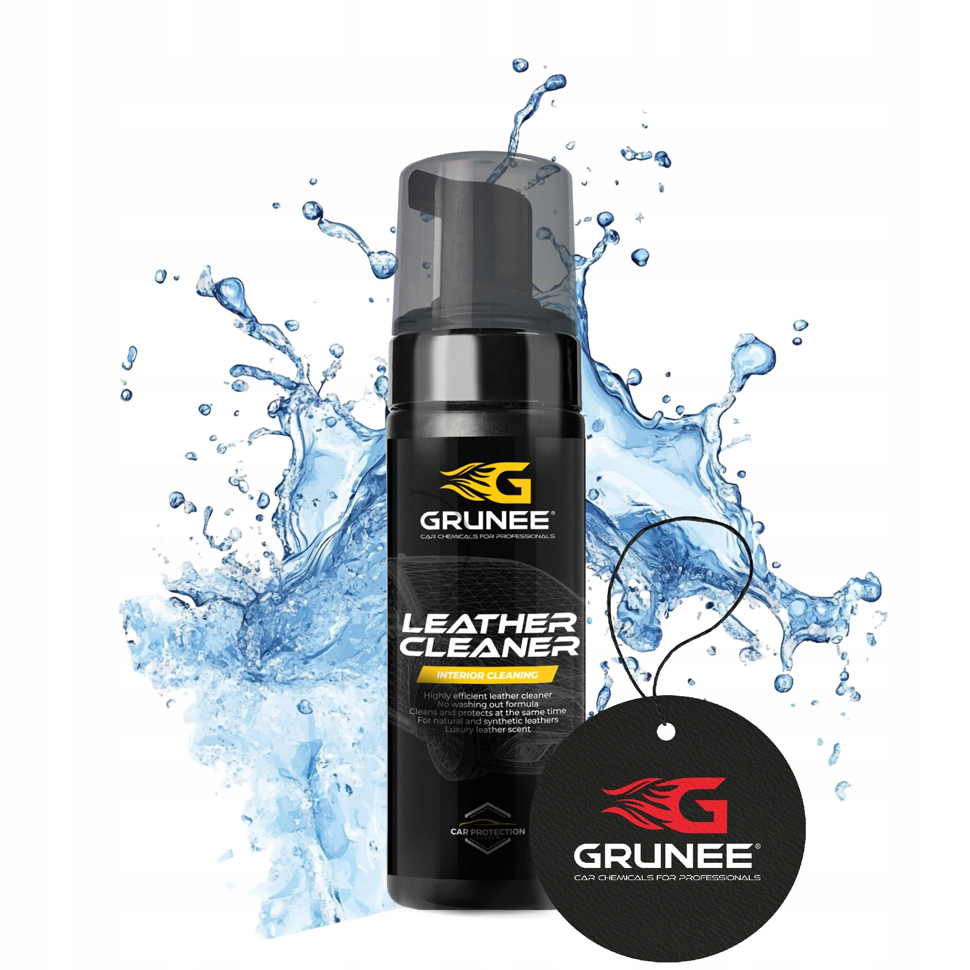 Środek do czyszczenia skóry Grunee Leather Cleaner pianowczka 150 ml+GRATIS